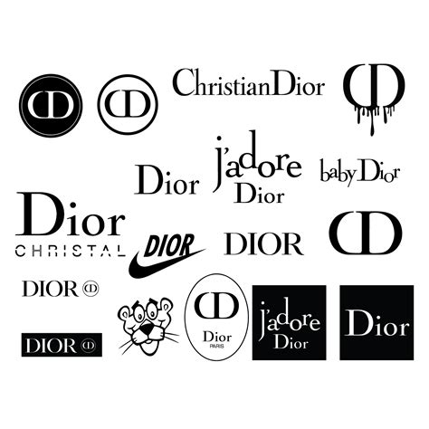 dior dessin logo|vintage dior logo.